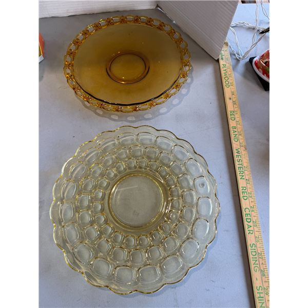 Vintage serving plates