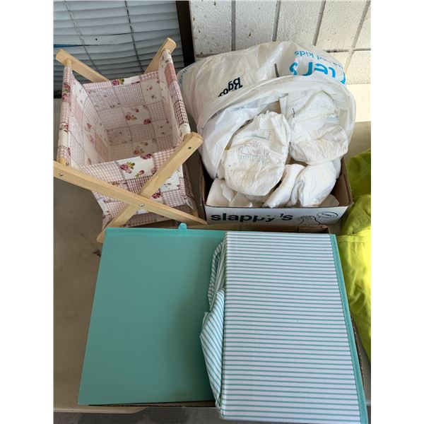 Diapers and other items