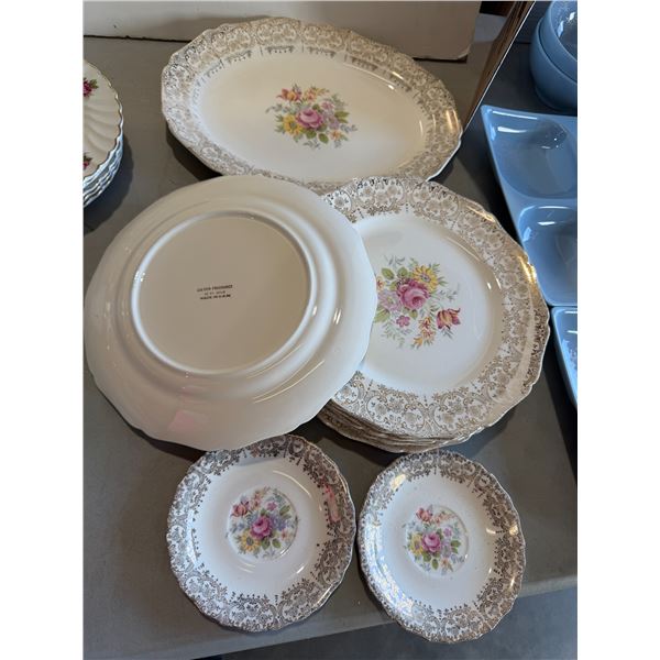 Made in the USA dishes, golden fragrance