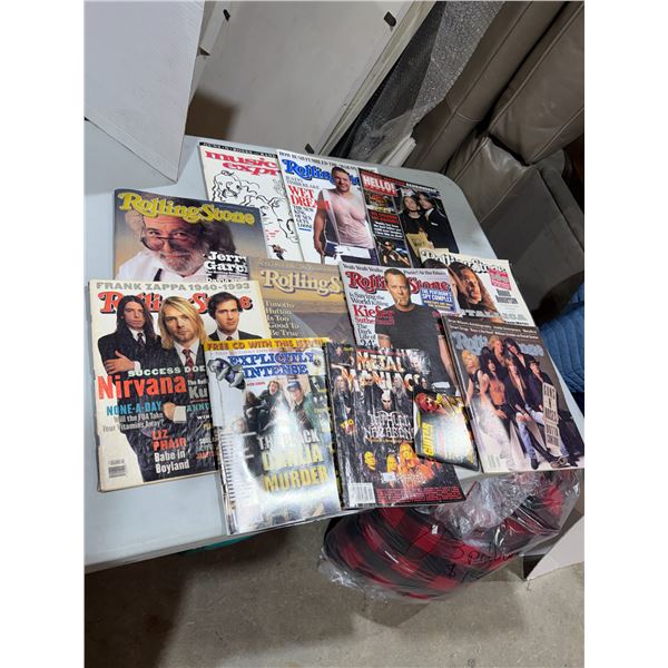 Magazines, Rolling Stones, and other