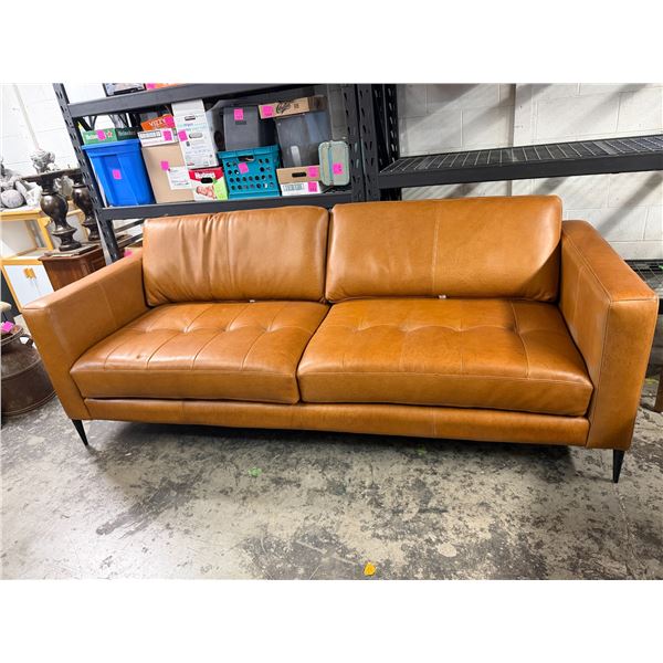 Leather couch 90" violino