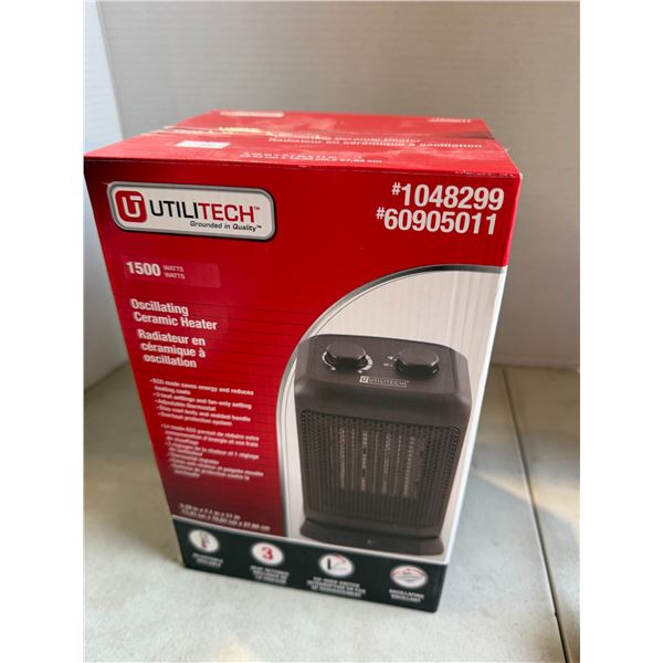 Oscillating ceramic heater