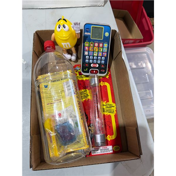Pure bottled magic energy stick, M&M figure and VTEC toy