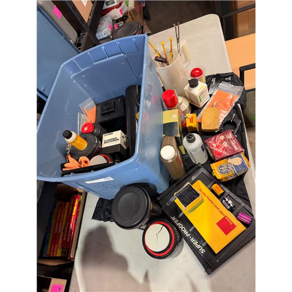 Film, developing and other equipment