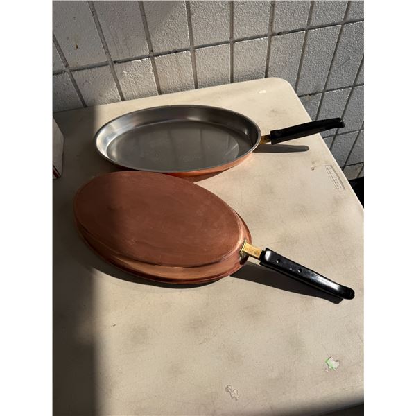 CULINOX made in Switzerland copper pans