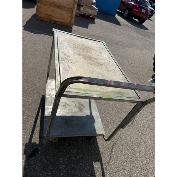 Steel Wheeled Work Cart