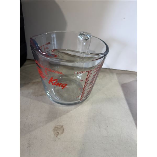 Fire king glass measuring cup