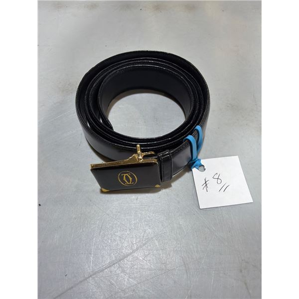 CARTIER Paris belt not authenticated size holes, not punched