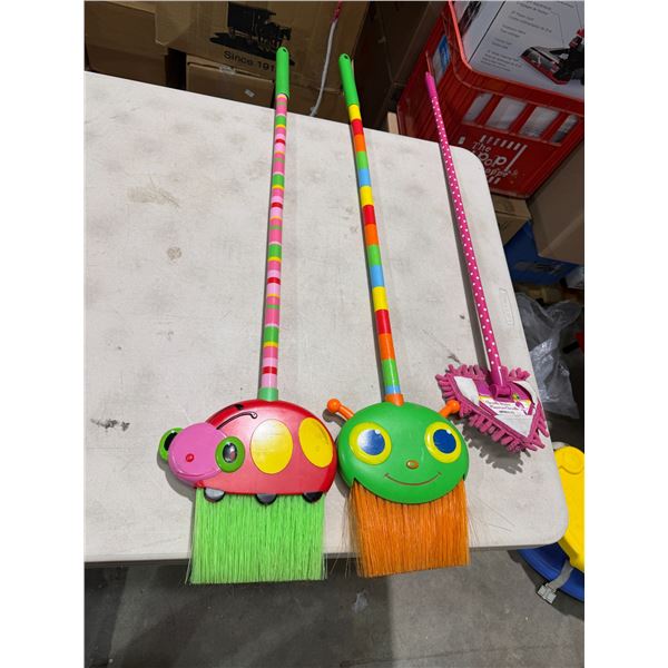 Brooms and duster