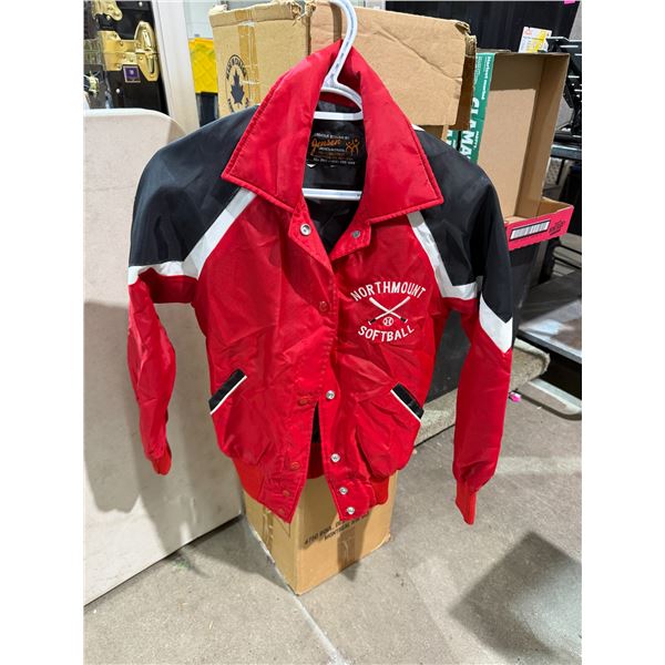 Softball jacket size not shown