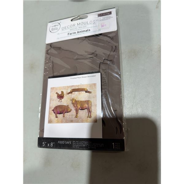 Decor, mold, animals