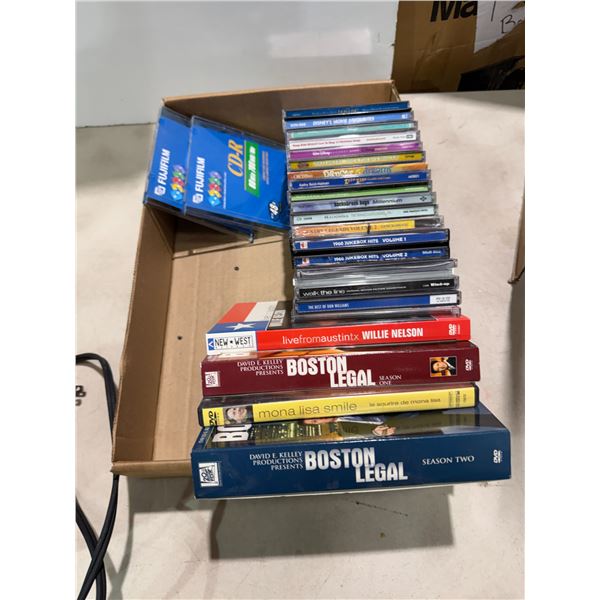 CDs and DVDs