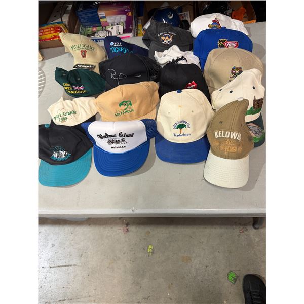 Assorted caps