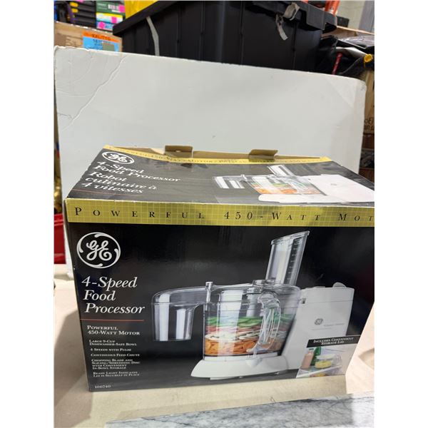 GE four speed food processor