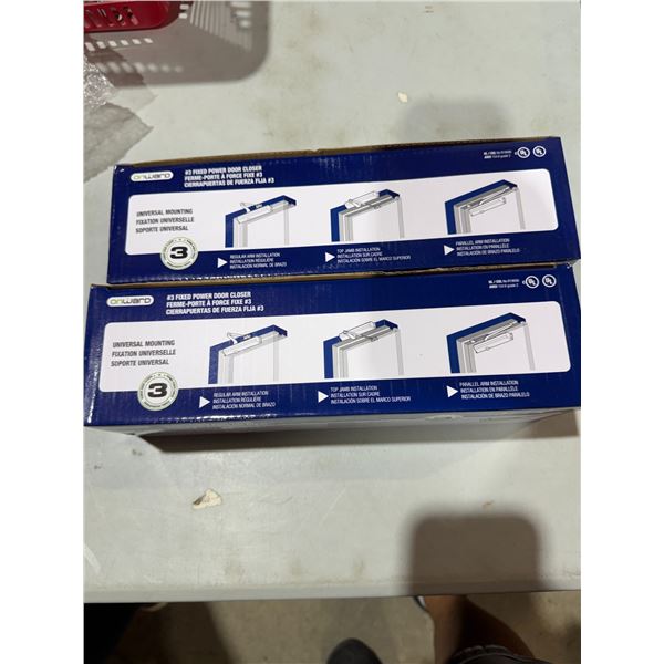 Number three fixed power door closers