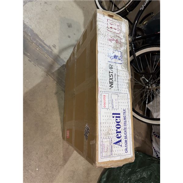 Box of ceiling tile
