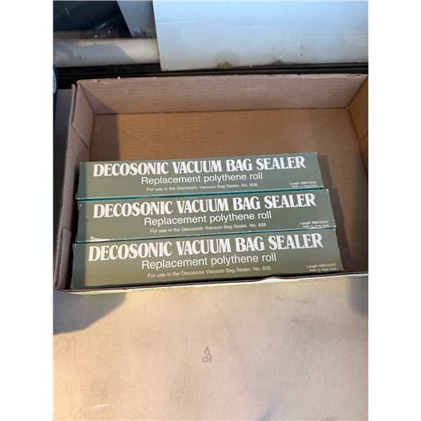 Vacuum bag sealer replacement polythene roll