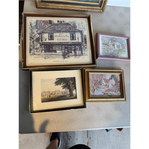 The old curiosity, Shop, London, printed in England and Hampton Court place and other artwork