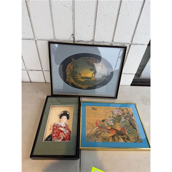 Three-piece artwork