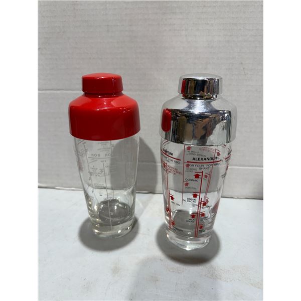 Glass drink shakers