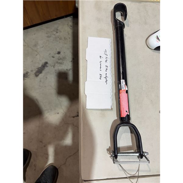 Top tube bike adapter for women's bike