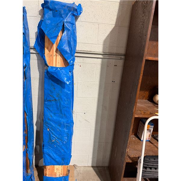 Wood beam 10" x 3" x 77" tall