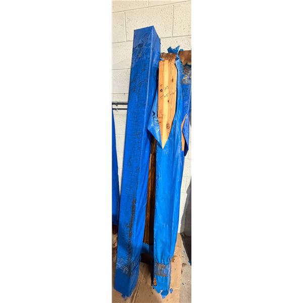 5 wood beams 5" x 5" x 75"