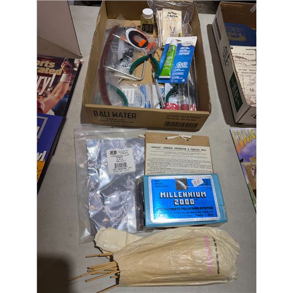 Vintage model, accessories, tools