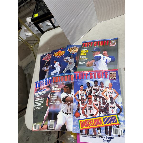 Tough stuff and legend sports magazines