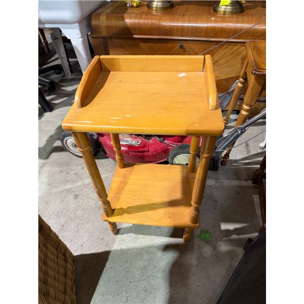 Side stand 14 1/2" x 11" x 26" tall