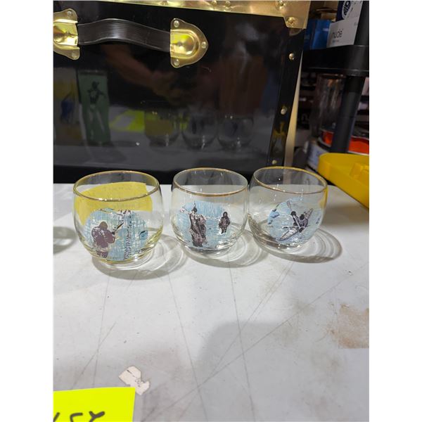 Inuit  themed roly-poly tumblers