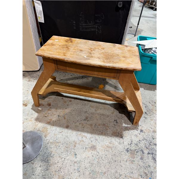 Wood stand like that 38" x 12" x 23 1/2" tall with lift up lid