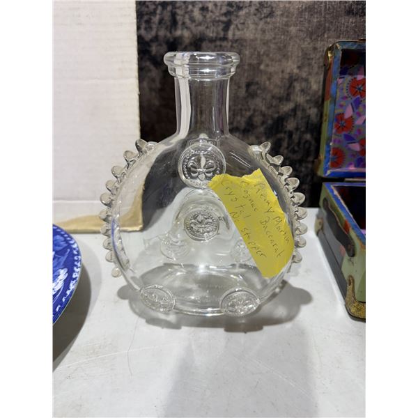 REMY Martin COGIC Crystal decanter no stopper
