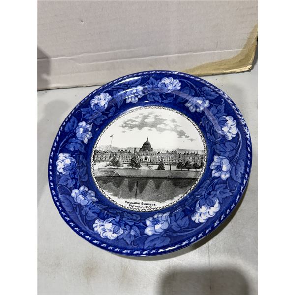 Parliament buildings, Victoria, BC Collector plate