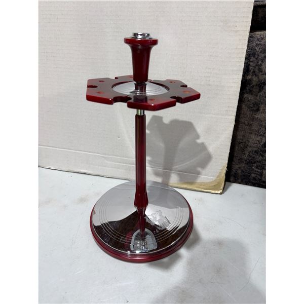 Vintage glass holder stand