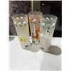 Image 1 : Vintage frosted glasses