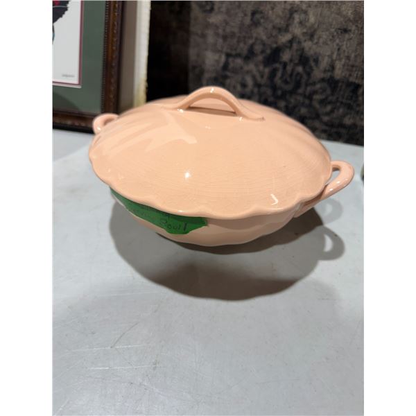 GRINDLEY England peach Pedals serving bowl