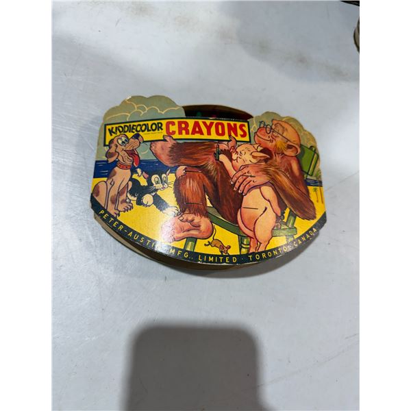 Kiddie color crayons from 1950
