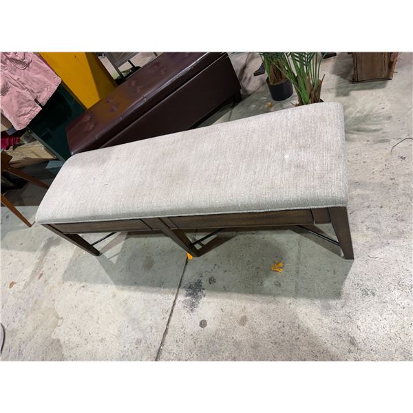 Bench 57" x 17" x 18 1/2" tall
