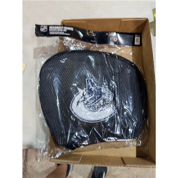 Headrest cover covers