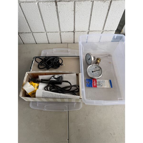 Gauges, and solder items