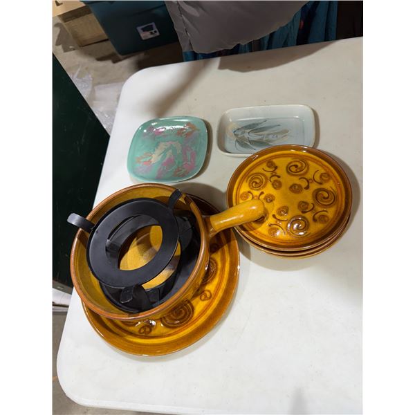 Pottery items