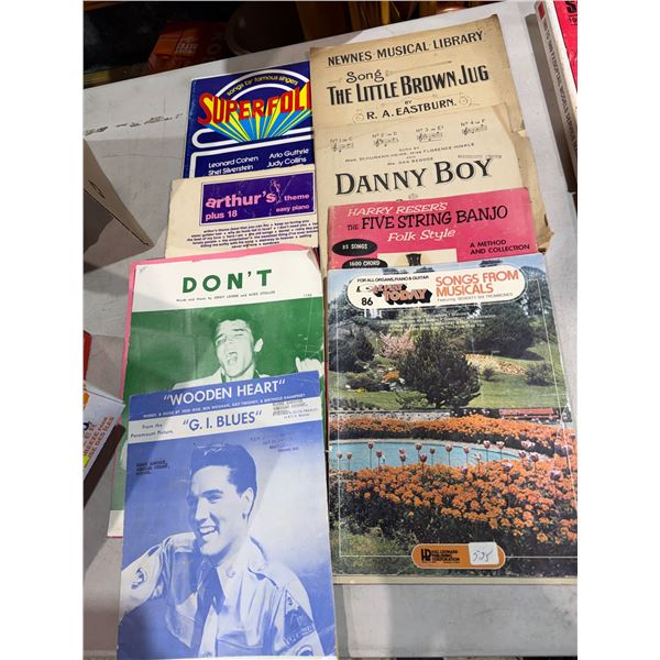 Vintage music books