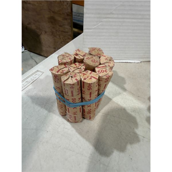 10 rolls of pennies