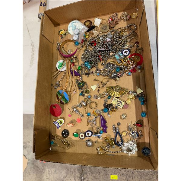 Assorted costume jewelry