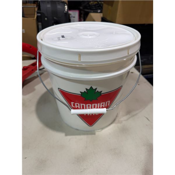 Canadian tire bucket full