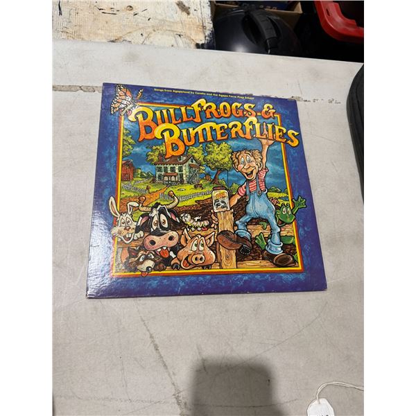 Bullfrogs and butterflies record