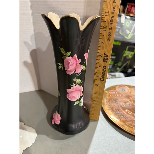 Antique crown ducal Roseland vase England