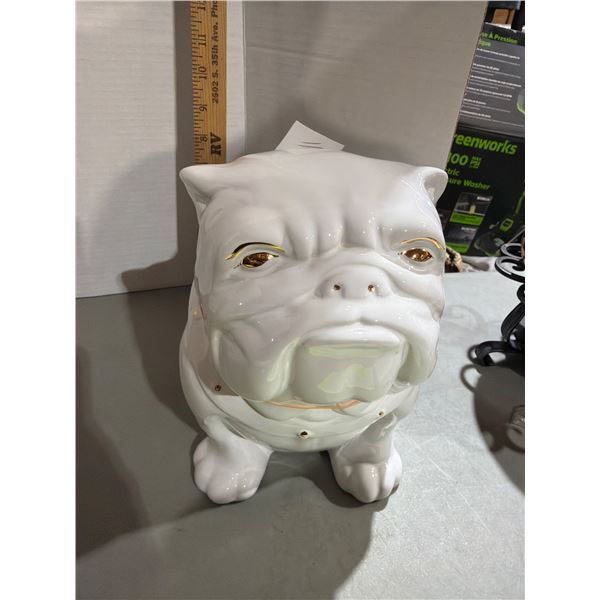 1991 V- link bulldog toilet brush holder