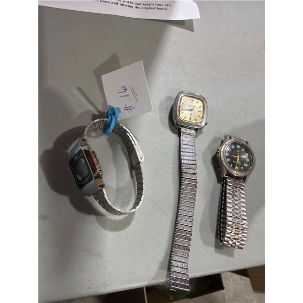 Watches need batteries